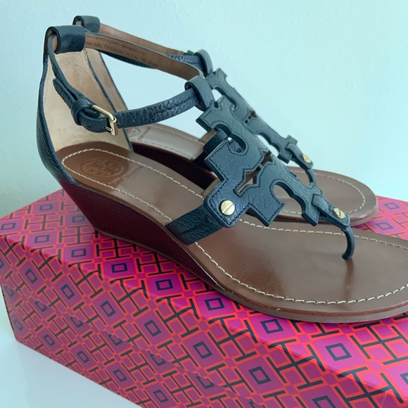Tory Burch Sandal - Navy - Picture 2 of 5